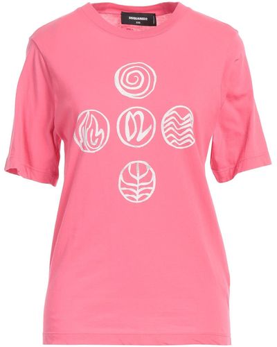 DSquared² T-Shirt Cotton - Pink