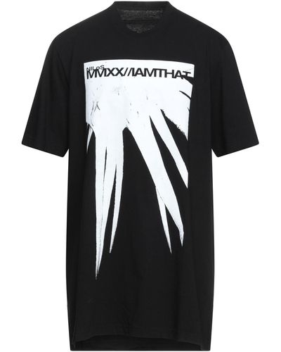 Nils T-Shirt Cotton, Polyurethane - Black