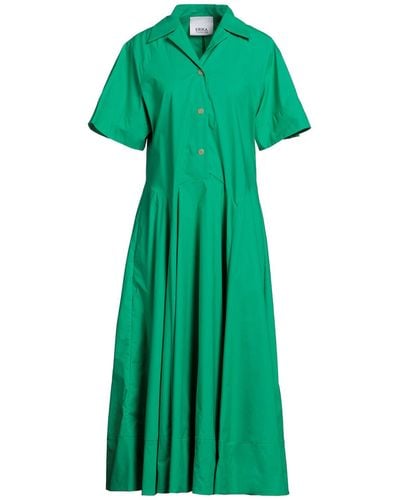 Erika Cavallini Semi Couture Midi Dress - Green