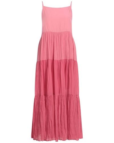 European Culture Maxi Dress - Pink