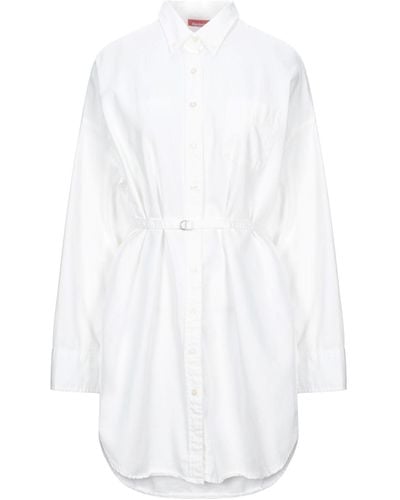 Denimist Short Dress - White