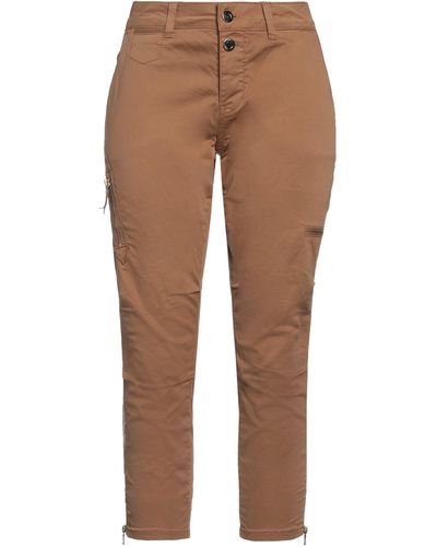 Mos Mosh Cropped Trousers - Brown