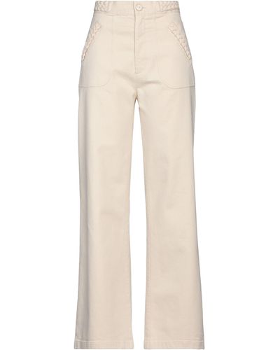 MASSCOB Denim Trousers - White