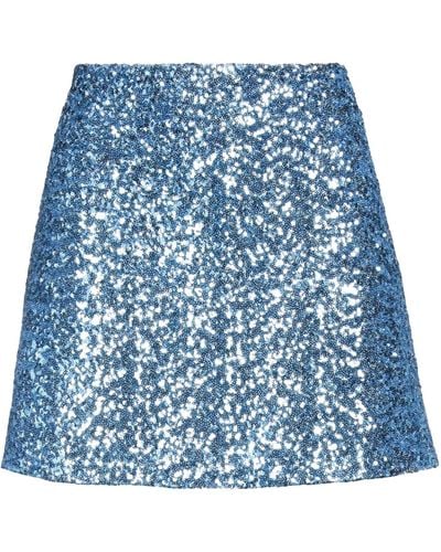 In the mood for love Mini Skirt - Blue