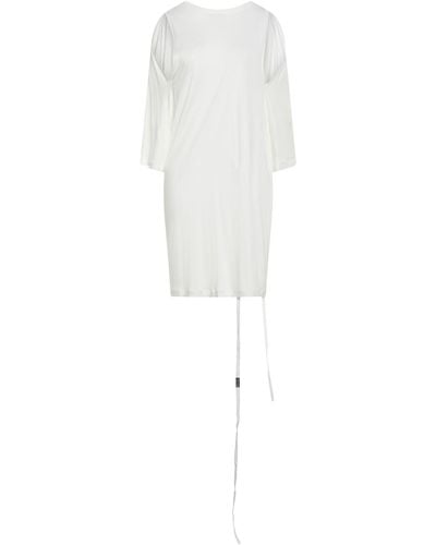 Ann Demeulemeester Mini-Kleid - Weiß