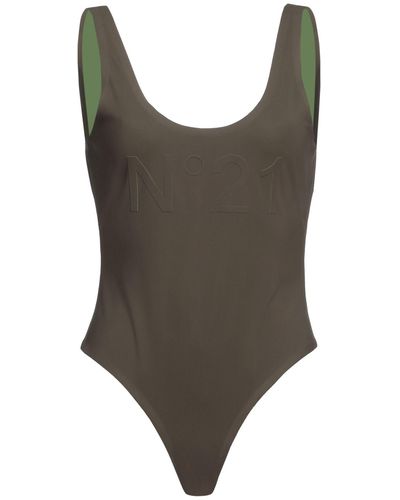 N°21 One-piece Swimsuit - Brown