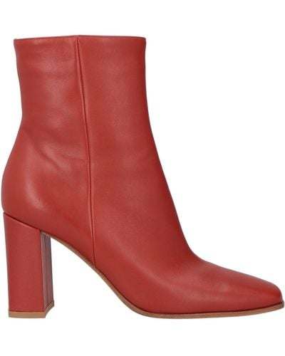 Gianvito Rossi Ankle Boots - Red