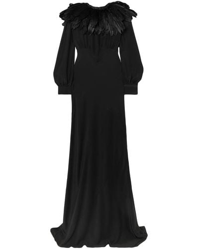Olivia Von Halle Vestido largo - Negro
