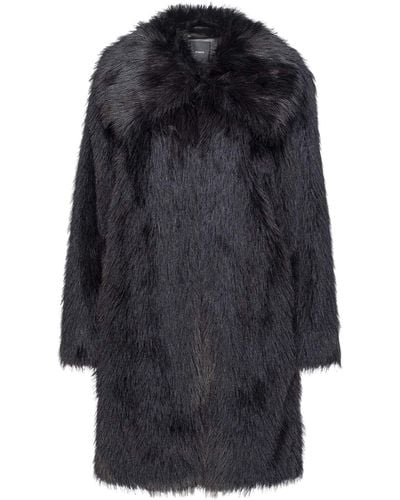 Pinko Faux fur shearling jackets - Azul