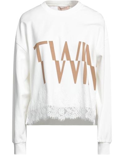 Twin Set Sweatshirt - Weiß