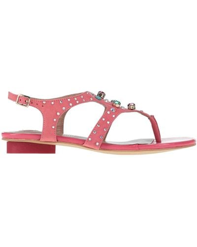Love Moschino Toe Post Sandals - Pink