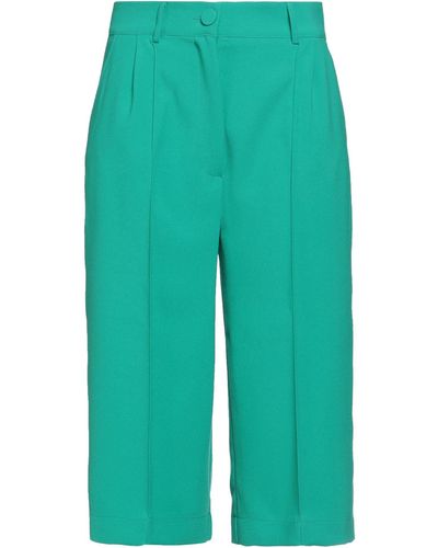 Hebe Studio Cropped Trousers - Blue