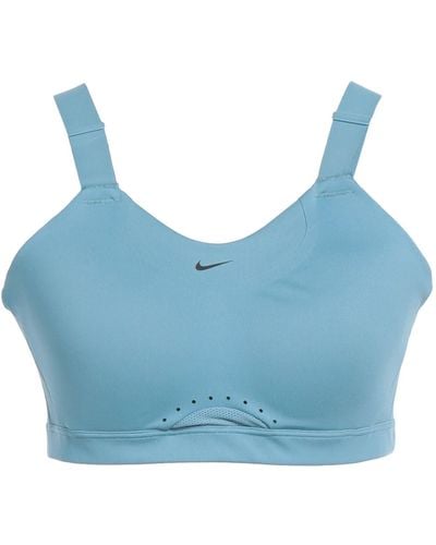 Nike Dri-Fit Alpha High-Support Padded Adjustable Sports Bra Light Top Polyester, Elastane - Blue