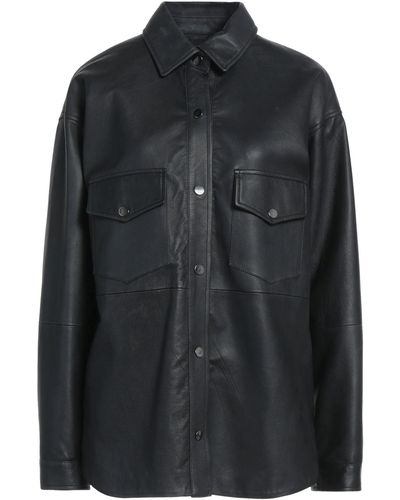 Vintage De Luxe Shirt Polyester - Black