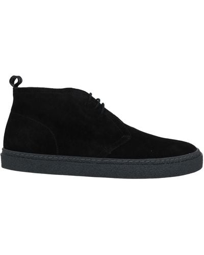 Fred Perry Ankle Boots - Black