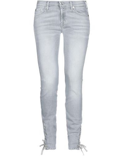 7 For All Mankind Denim Pants - Gray