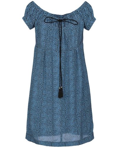 Philosophy Di Lorenzo Serafini Mini Dress Silk - Blue