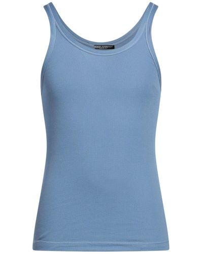 Dolce & Gabbana Camiseta de tirantes - Azul