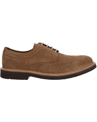 Eleventy Lace-up Shoes - Brown