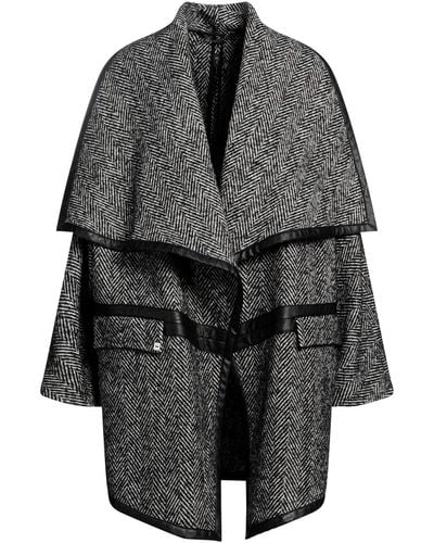 Manila Grace Overcoat & Trench Coat - Grey