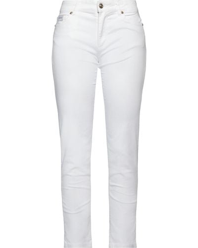 Versace Pantalon en jean - Blanc