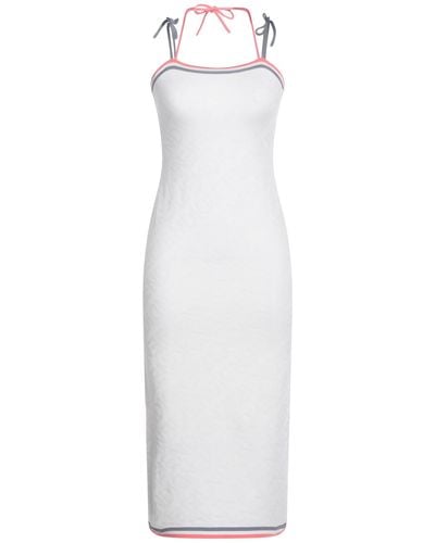 Fendi Midi-Kleid - Weiß