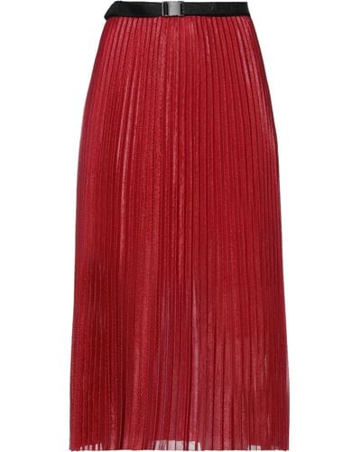 Armani Exchange Midi Skirt - Red