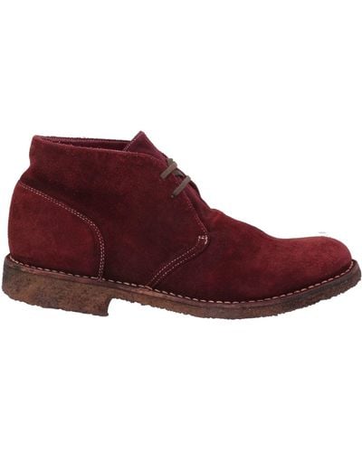 Pantofola D Oro Ankle Boots - Red
