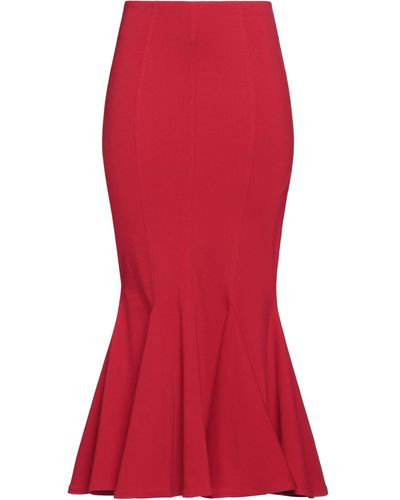 The Attico Midi Skirt - Red