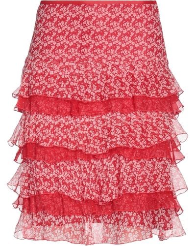 Marella Mini Skirt - Red