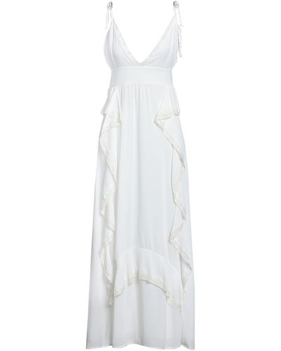Kaos Maxi-Kleid - Weiß