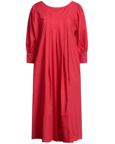 Dixie Midi Dress - Red