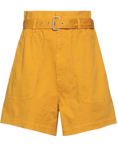Grifoni Shorts & Bermuda Shorts Cotton, Elastane - Yellow
