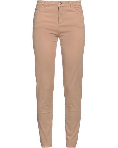 SCEE by TWINSET Trouser - Natural
