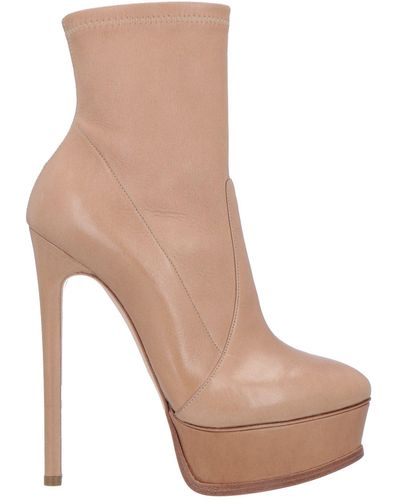 Casadei Ankle Boots - Natural