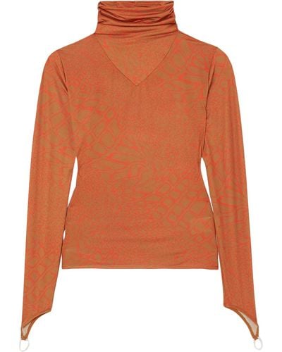 Maisie Wilen Camiseta - Naranja