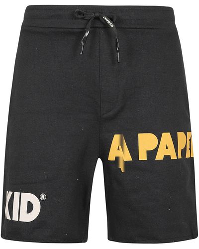 A PAPER KID Pantalone - Nero
