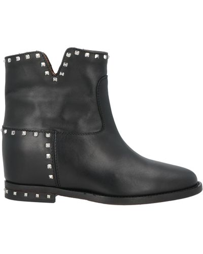 Via Roma 15 Ankle Boots Leather - Black
