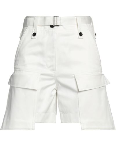 Sacai Shorts & Bermuda Shorts - White