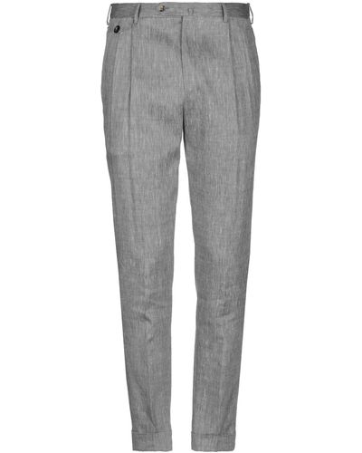 PT Torino Pants Flax, Virgin Wool - Gray