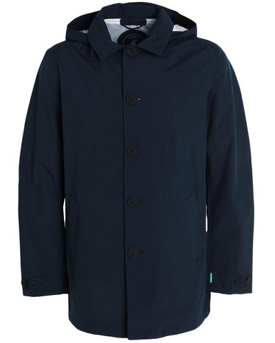 Save The Duck Overcoat - Blue