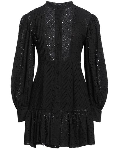 WEILI ZHENG Mini Dress - Black