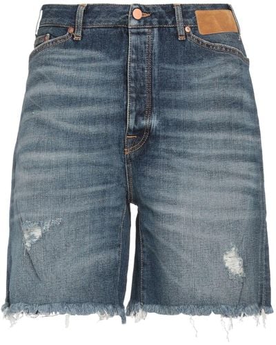 Palm Angels Shorts Jeans - Blu