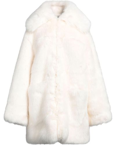 DSquared² Shearling- & Kunstfell - Weiß
