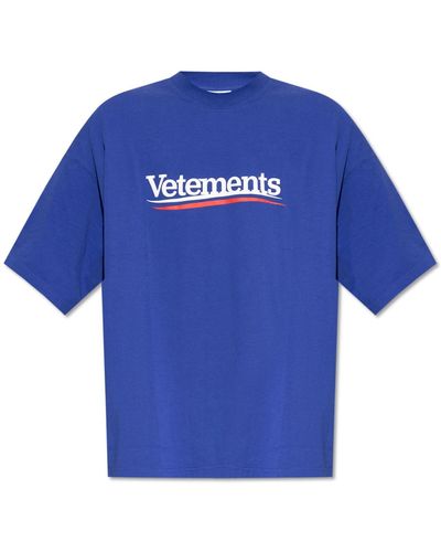 Vetements T-shirt - Bleu