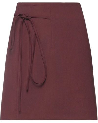 Erika Cavallini Semi Couture Mini Skirt - Purple