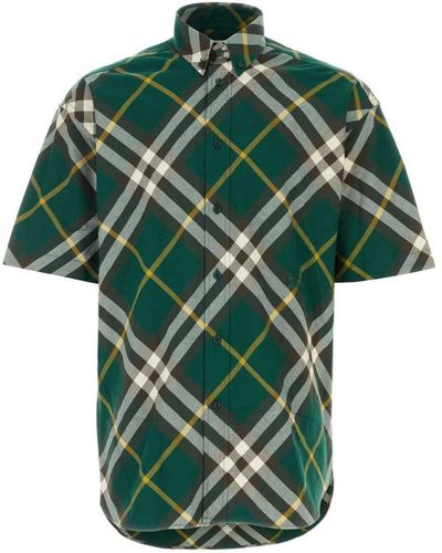 Burberry Camisa - Verde