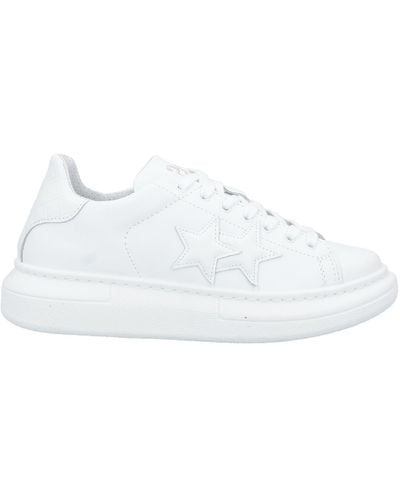 2Star Sneakers Soft Leather - White