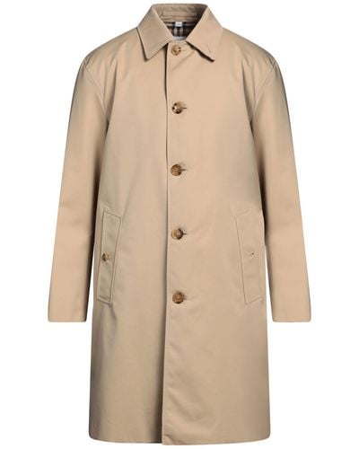 Burberry Overcoat & Trench Coat - Natural