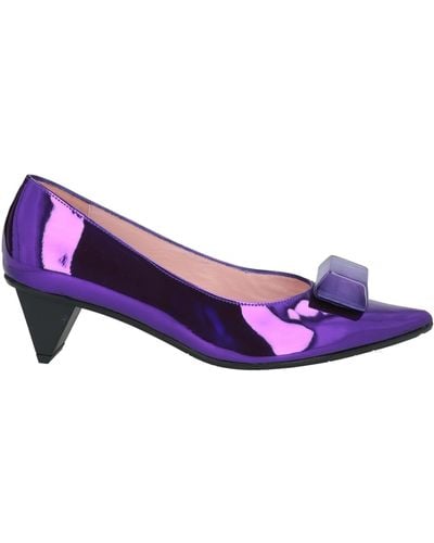 Ras Court Shoes - Purple